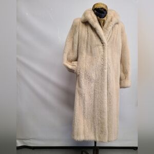 Long Mink Overcoat Size S